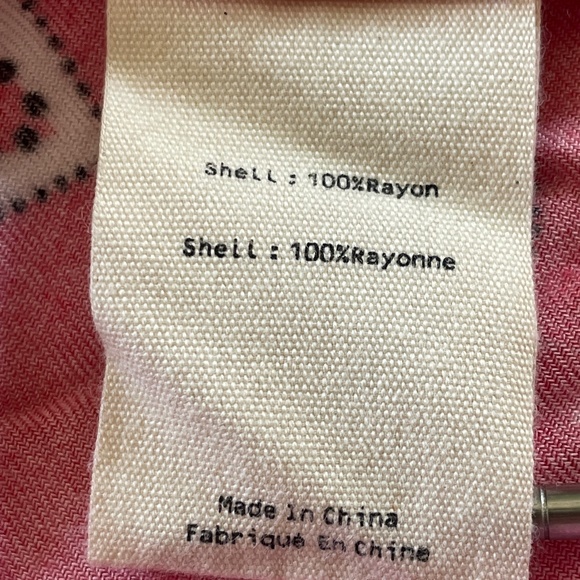 L' Agence Flowy Button Down Shirt Size Small - Picture 6 of 6